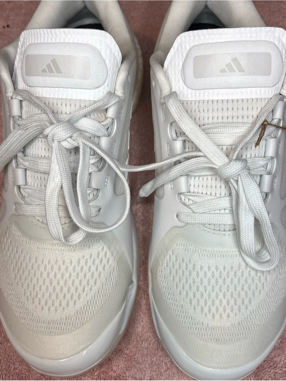 adidas Avaluxe Women Size 7.5 Tennis White Sneakers Athletic Shoes JQ7080